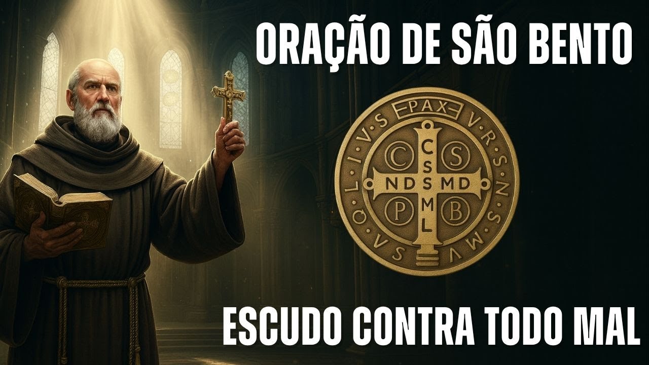 Oração de São Bento — A Cruz Sagrada Seja Minha Luz | Reze para sua Proteção e Libertação