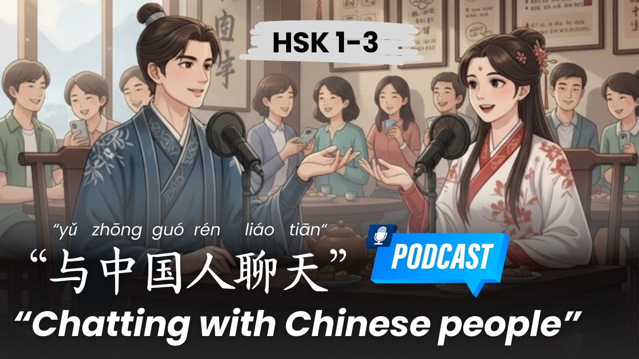 HSK 1-3 l How to chat with Chinese people l 如何和中国人聊天 l Chinese Podcast