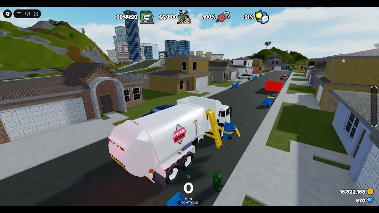 my fan made penn waste truck