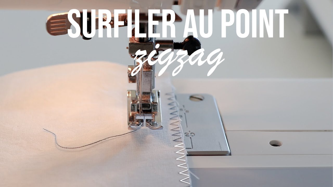 Surfiler avec une machine &agrave; coudre (point zigzag) | Les bases de la couture #7