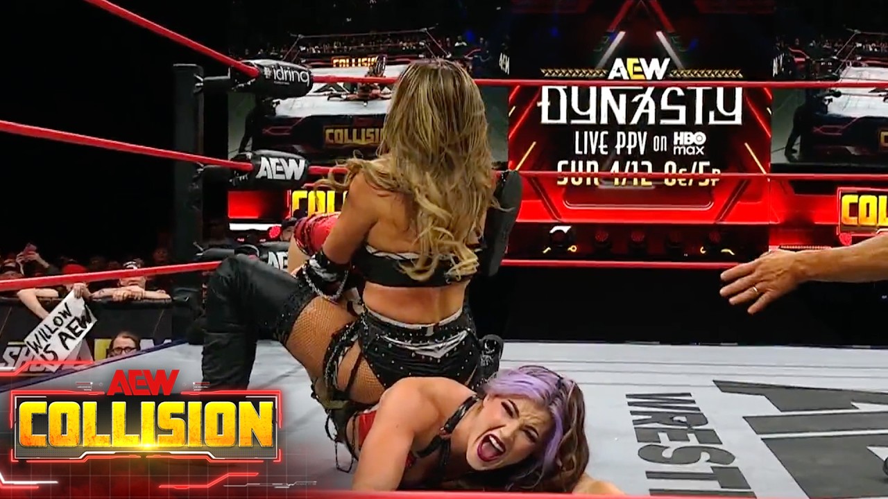Divine Dominion против Babes of Wrath &mdash; женские командные титулы | AEW Collision, 28.03.2026