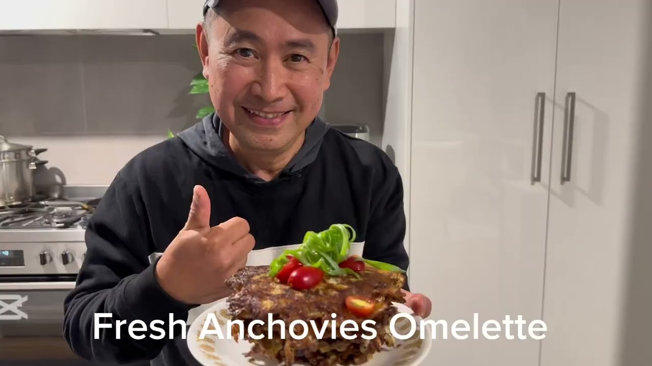 Fresh Anchovies Omelette 