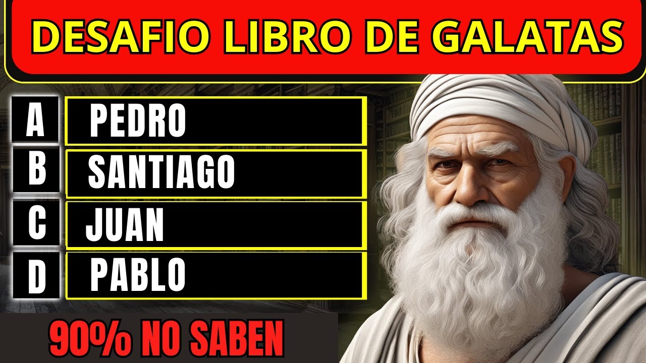 15 PREGUNTAS BIBLICAS SOBRE EL LIBRO DE GALATAS - Sabés todas?/ trivias quiz biblico