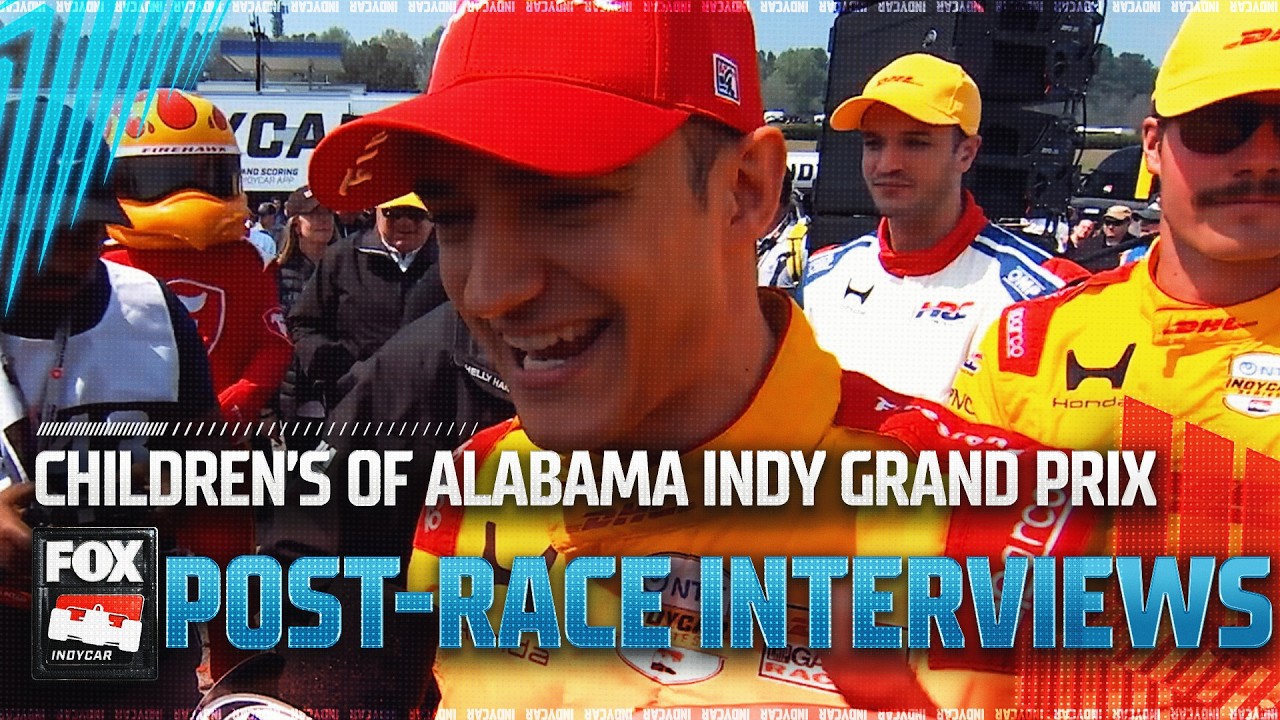 POST-RACE INTERVIEWS: Alex Palou, Christian Lundgaard & more after Children&rsquo;s of Alabama Grand Prix