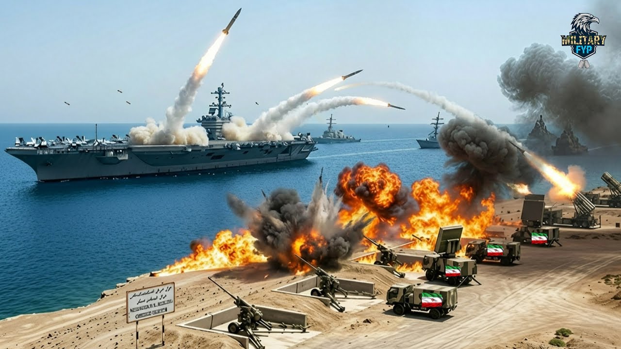 IRAN'S TIME IS UP : US Carrier Strike Group Awaits Orders From Leaders