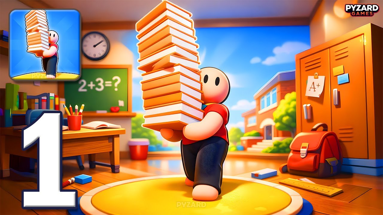 My Little School - Gameplay Walkthrough Part 1 - Pass School Earn Money (Android, iOS)