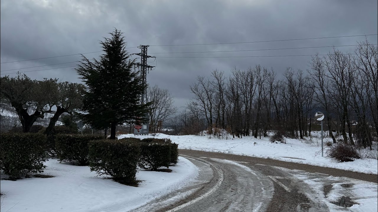 Alerta amarilla por nieve en Madrid 