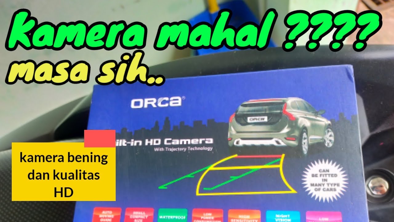 Kamera Mundur ORCA. gambar bening,HD,auto moving guide.MURAH!!!