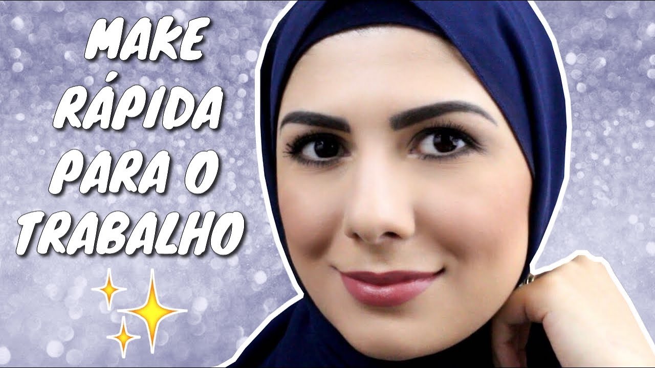 MAQUIAGEM SIMPLES,  RÁPIDA E FÁCIL PARA O TRABALHO!