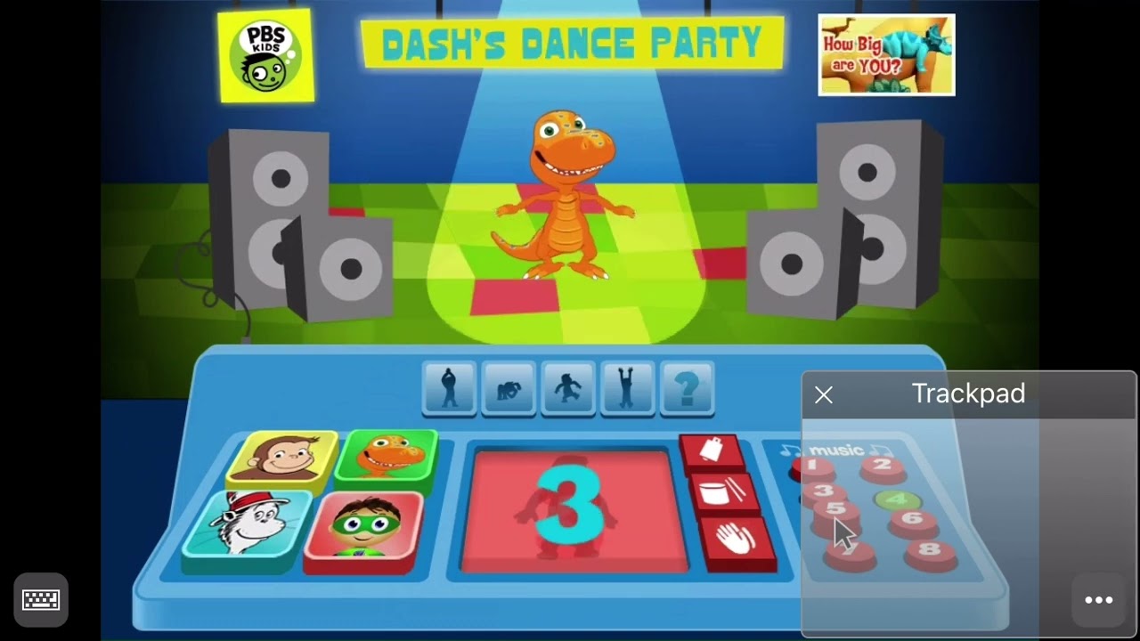 Dash’s dance party - gameplay