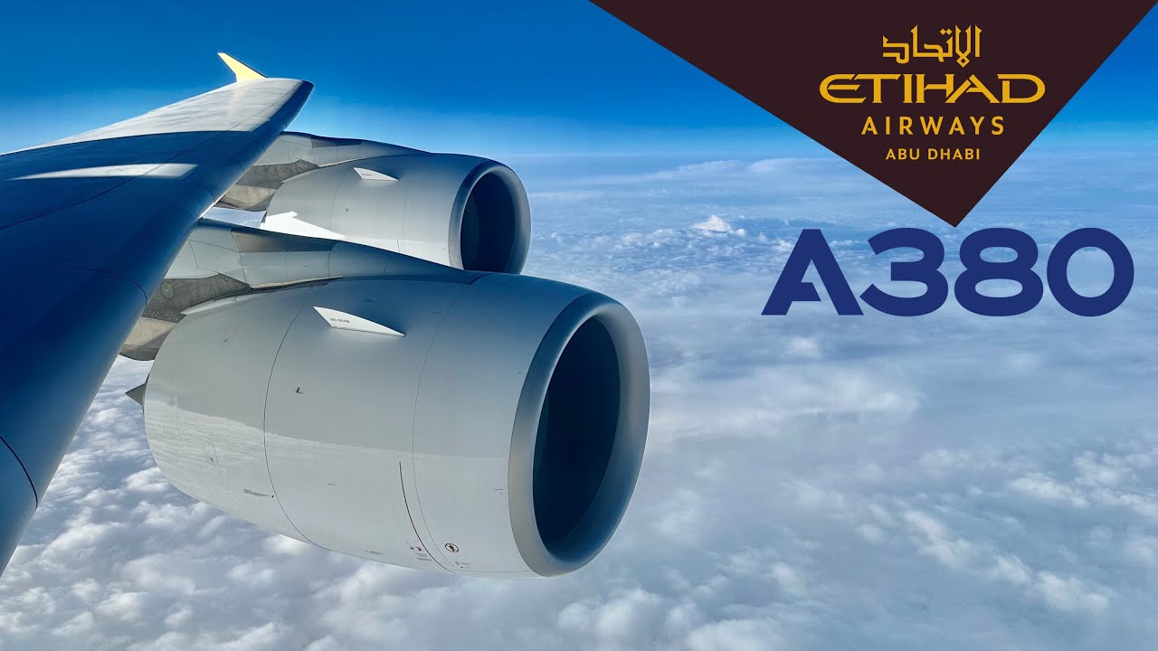 4K INAUGURAL Etihad Airways A380 Economy Class 🇦🇪 Abu Dhabi - London LHR 🇬🇧 [FULL FLIGHT REPORT]