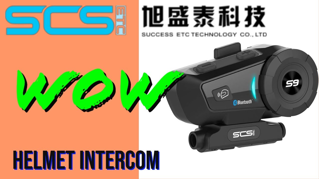 SCS Motorcycle Helmet Intercom - SCS ETC S9 - Best Budget Bluetooth Intercom - Urdu Hindi