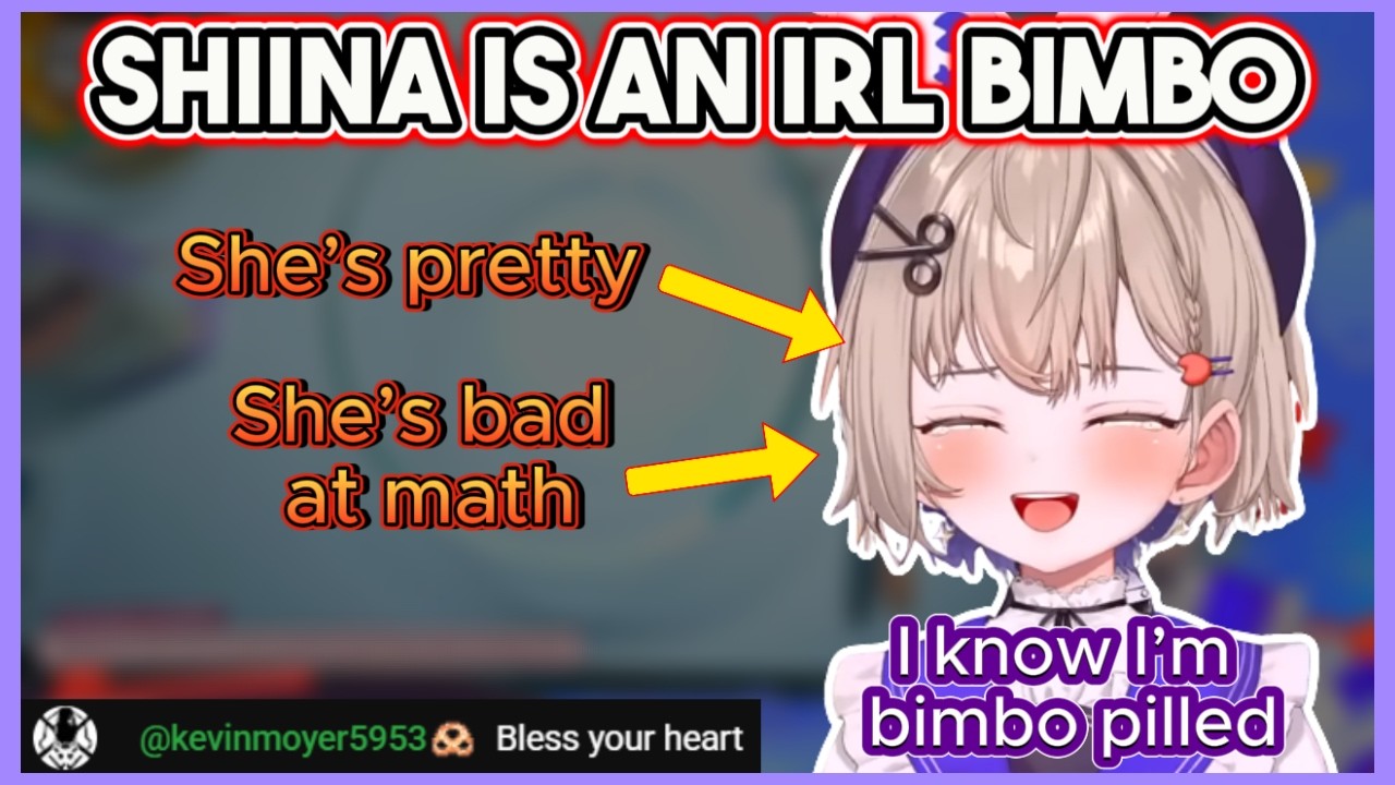 Shiina Shares How and When She Realized She’s a Bimbo 👀| Amanogawa Shiina Clips #phaseclips