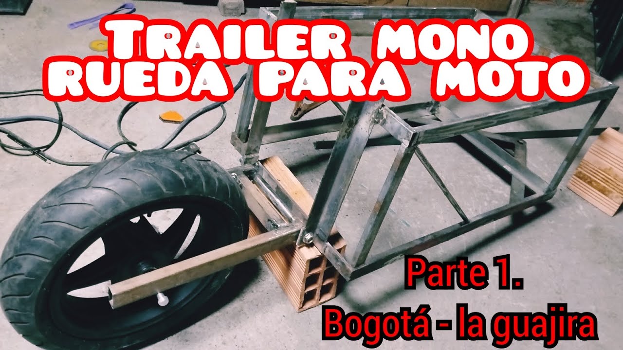 Fabricación Trailer mono rueda para moto.