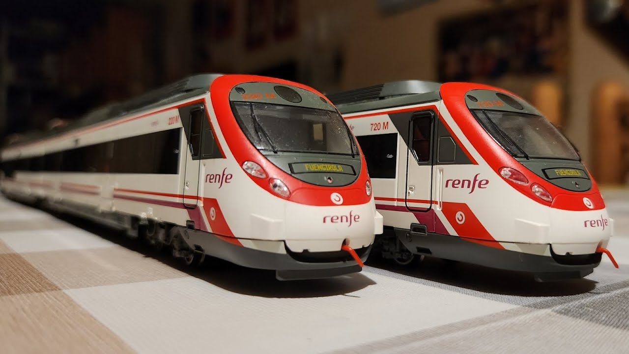 Electrotren cercanías Renfe 464 Civia HO scale commuter train unboxing (3455) 4K