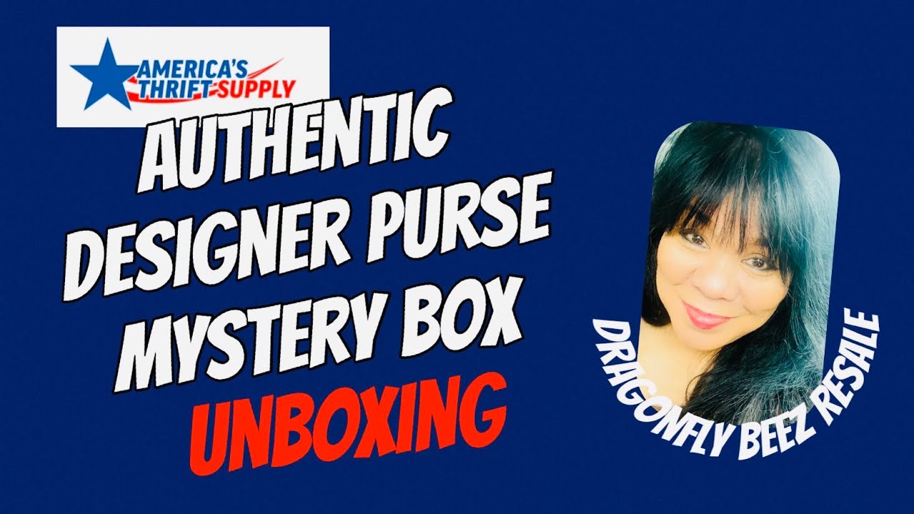 AMERICA’S THRIFT SUPPLY Authentic Designer Purse Mystery Box UNBOXING