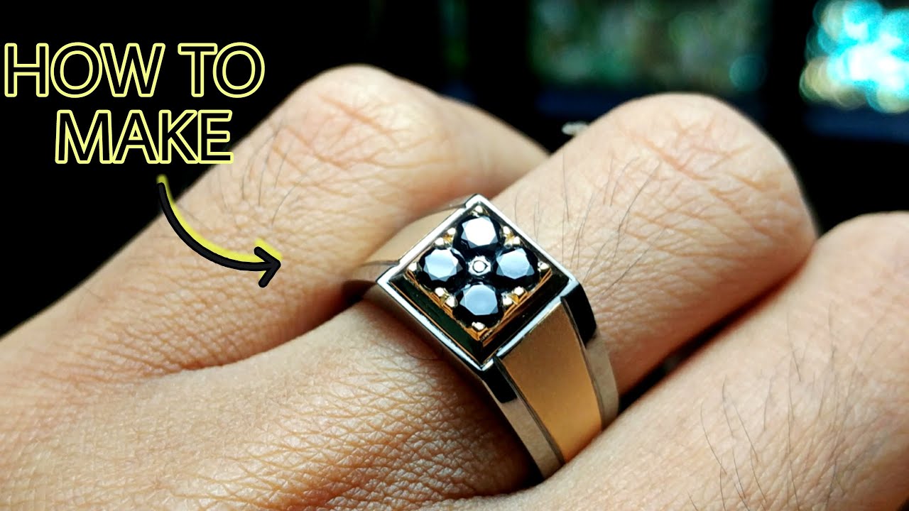 jewelry for men - stamp ring tutorial - free how to
