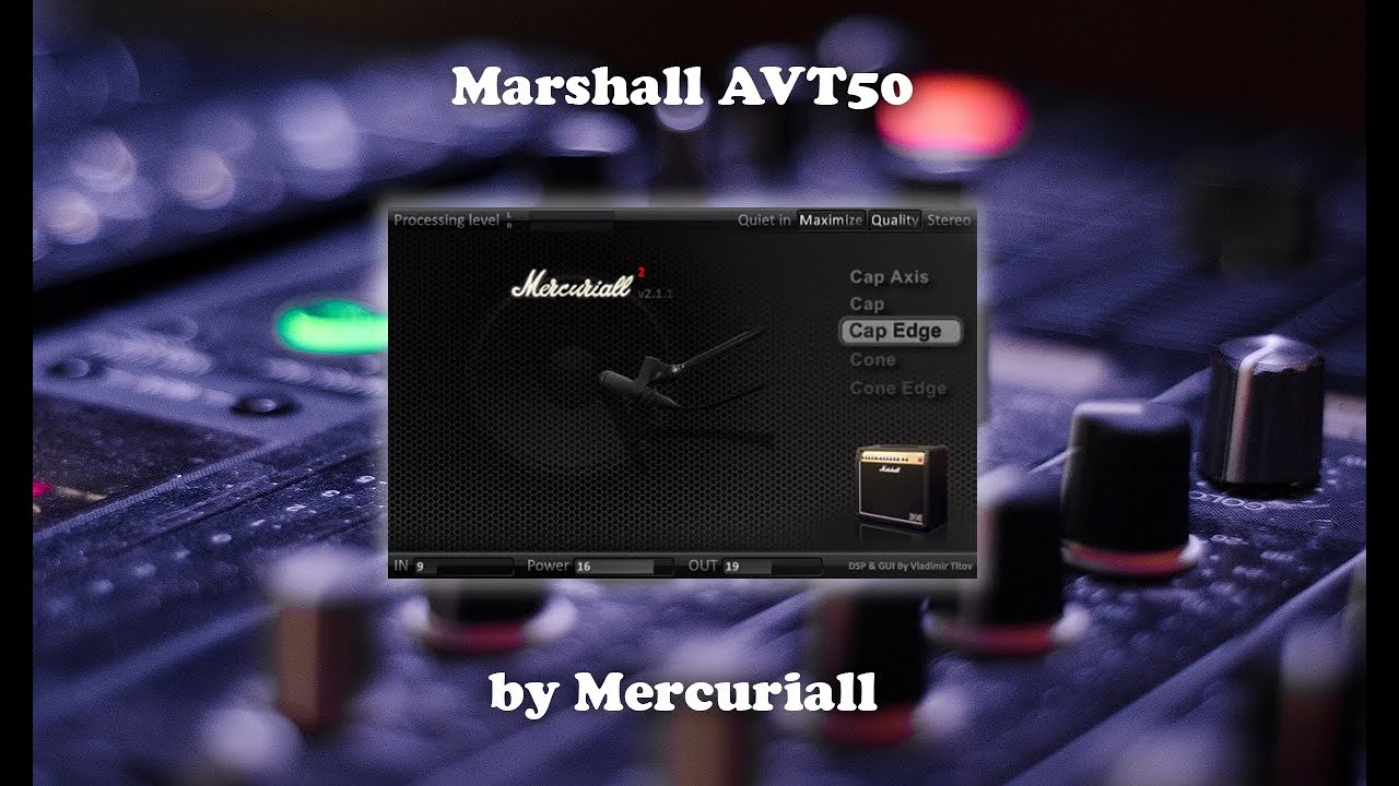 Marshall AVT50 Cabinet simulation || VST free