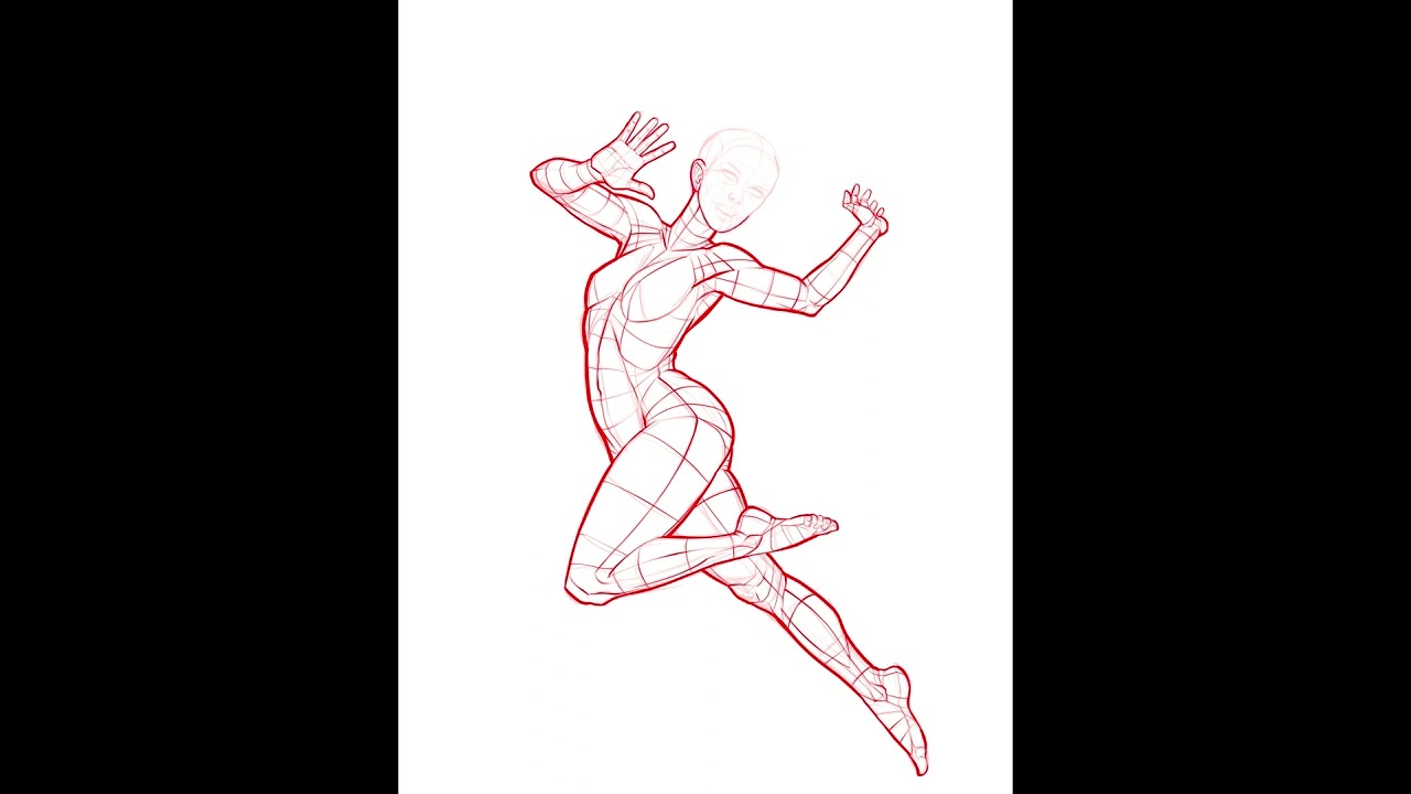 How to Draw: Female Flying
