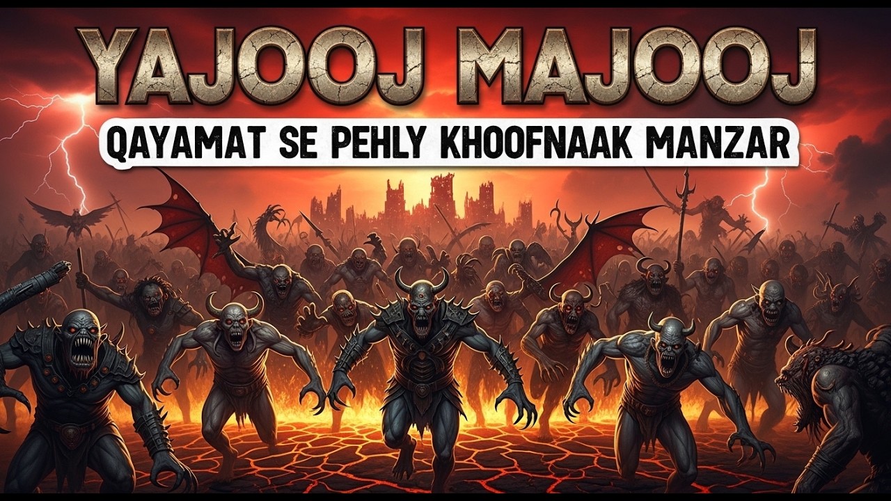 Hazrat Isa A.S. Aur Yajooj Majooj | Yajuj Majuj Ka Khofnaak Sach | Qayamat Se Pehle Khofnaak Manzar