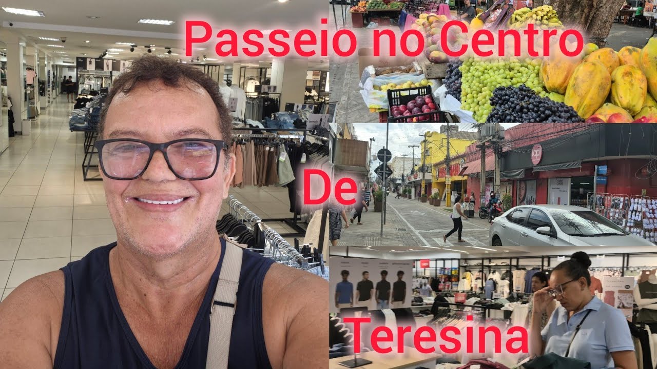 Manhã animada no Centro de Teresina Piauí 