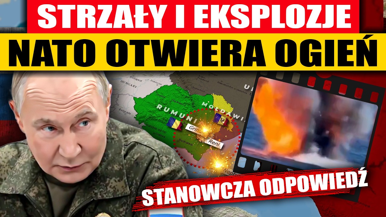 STRZAŁY I EKSPLOZJE - NATO OTWIERA OGIEŃ