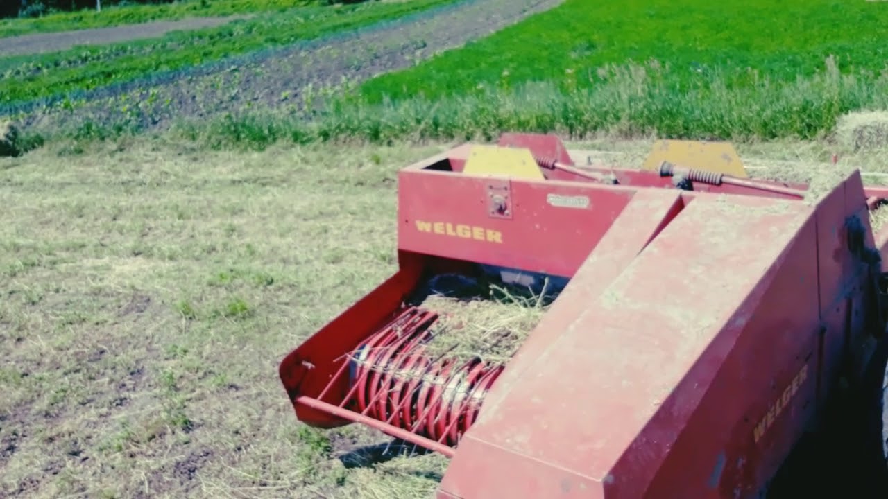 Тюкування пресом Welger ap 45..