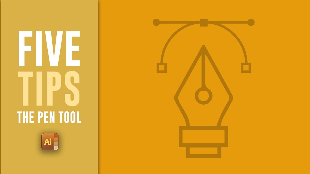 Illustrator Pen Tool Tutorial - 5 AWESOME Pen Tool Tips For Adobe Illustrator