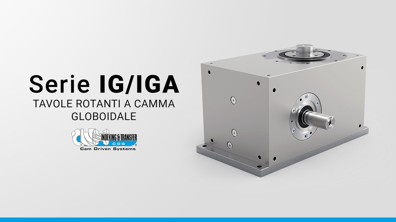 CDS Tavole Rotanti a Camma Globoidale - Serie IG/IGA [ITA]