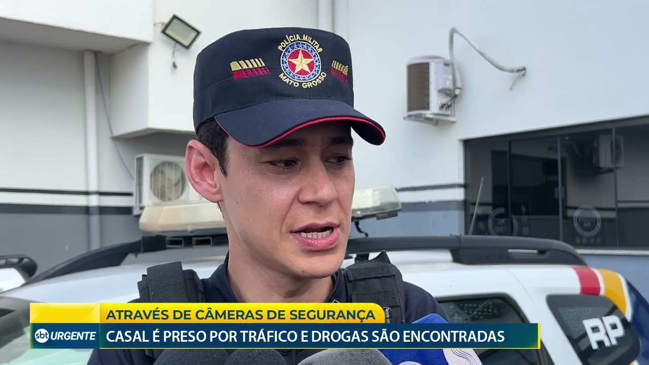 CASAL É PR3S0 POR TR4FIC0 E DR0G4S SÃO ENCONTRADAS EM SORRISO