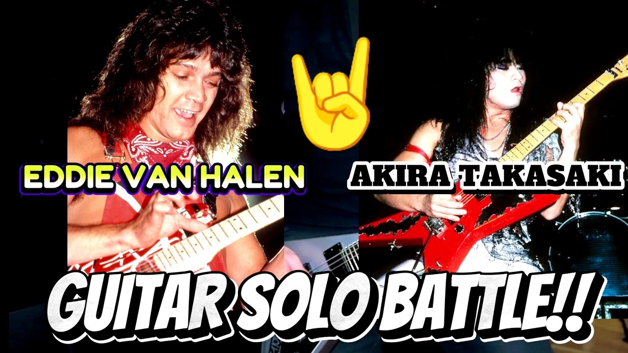 Eddie Van Halen vs Akira Takasaki (1985) | Legendary Guitar Solo Battle
