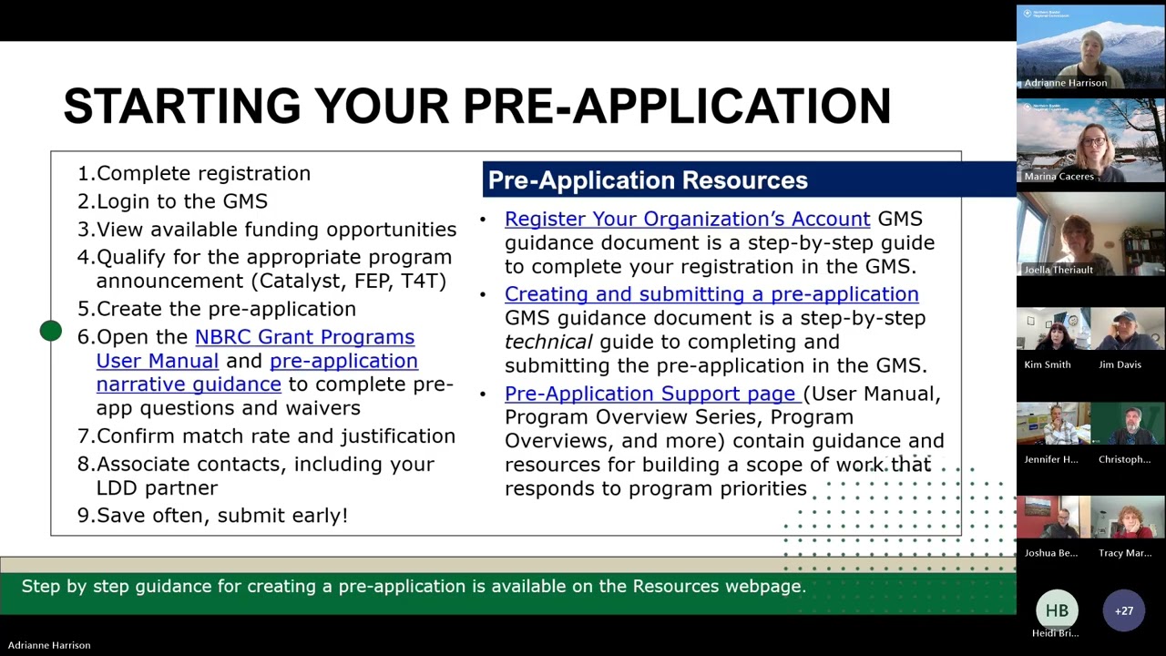 Spring 2026 Pre-Application Office Hours