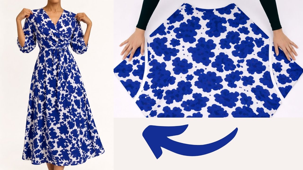 ✅ DIY Dress Sewing ✂️🍁Minimal Design for Everyday Wear