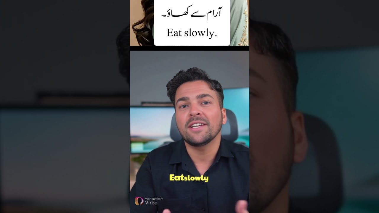 Urdu to English sentences 