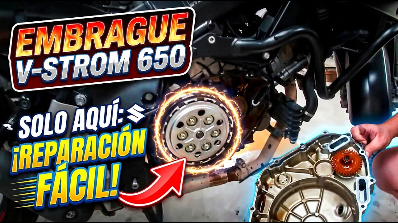Comprobar/Sustituir Embrague Suzuki DL 650 V strom. 1ª Parte.