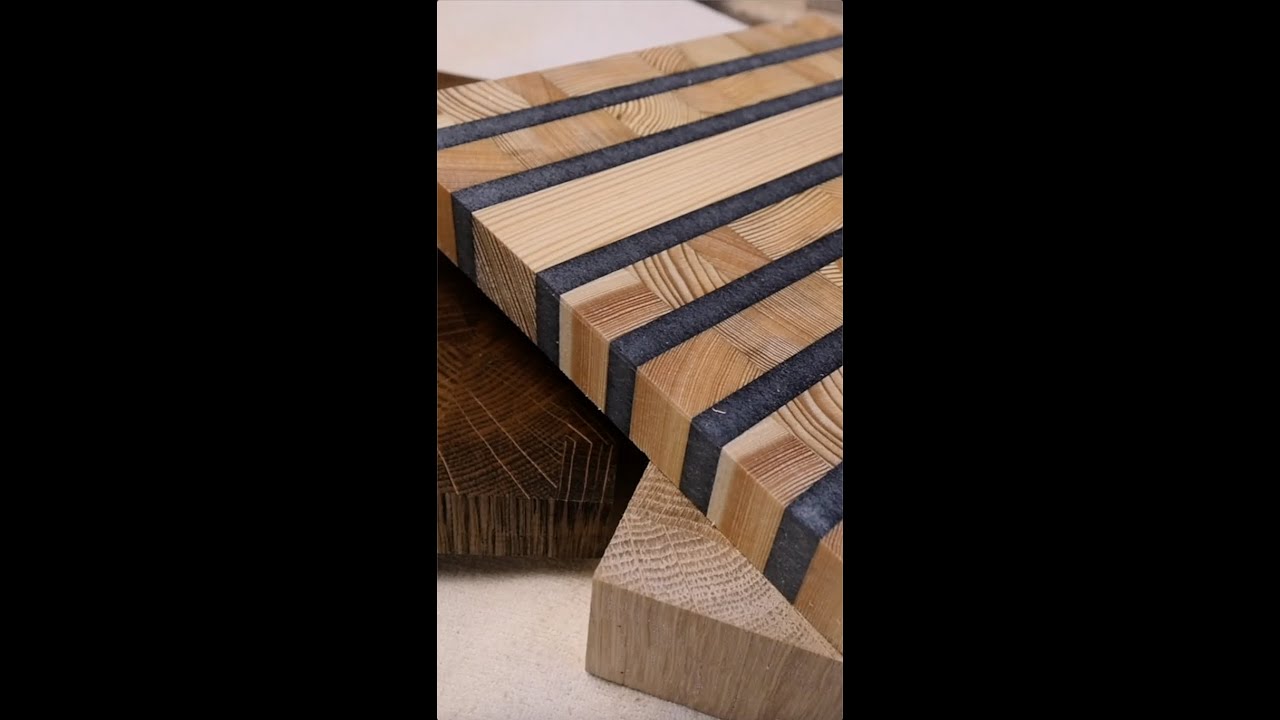 Panneaux en bois de bout #Shorts