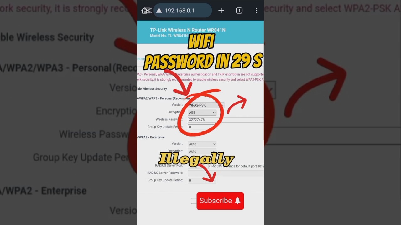 how to hack wifi password #shorts #wifi