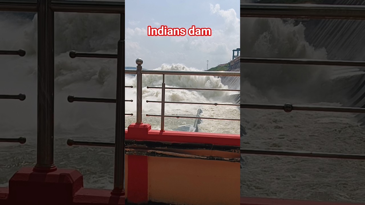 Indians dam gate opening Hirakud dam