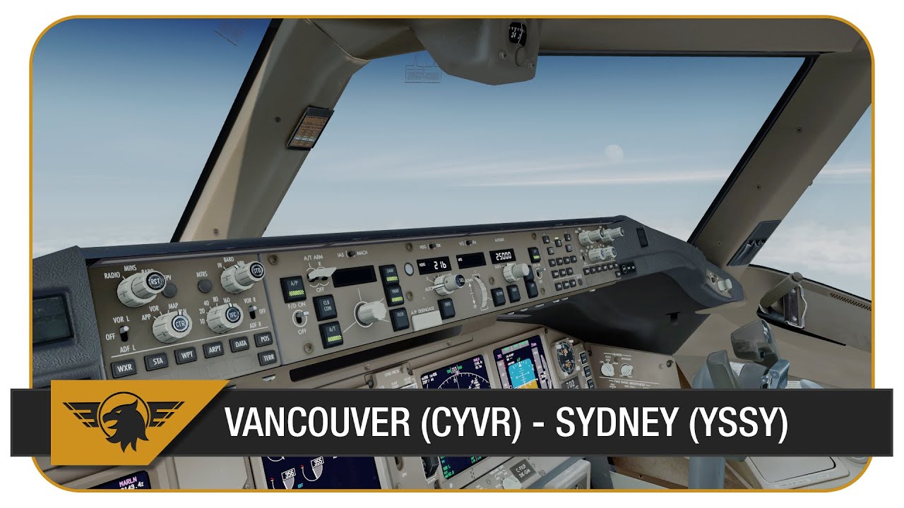 [Prepar3D v3] ACA33 | Vancouver (CYVR) - Sydney (YSSY) | VATSIM ATC | PMDG 777 | 17hrs of flying :(