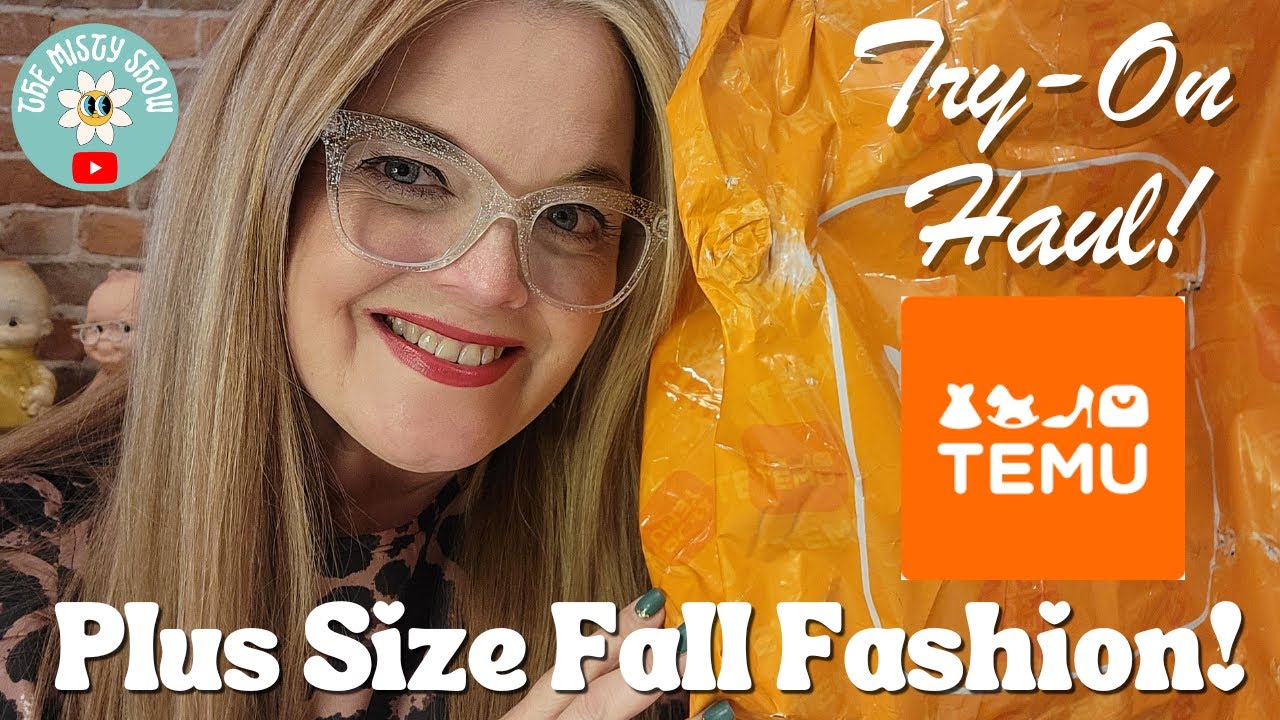 Plus Size FALL FASHIONS From Temu! | Try-On Haul & Something WEIRD!
