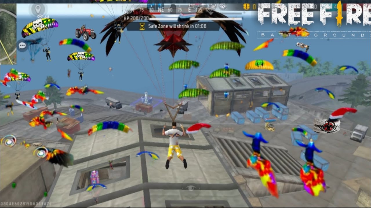 ONLY HEDSHOT 1VS4 RANK//Garena free fire/