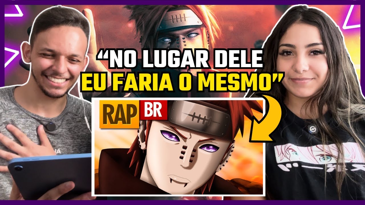 UMA MENINA QUE NUNCA VIU NARUTO REAGE AO RAP DO PAIN (NAGATO)!