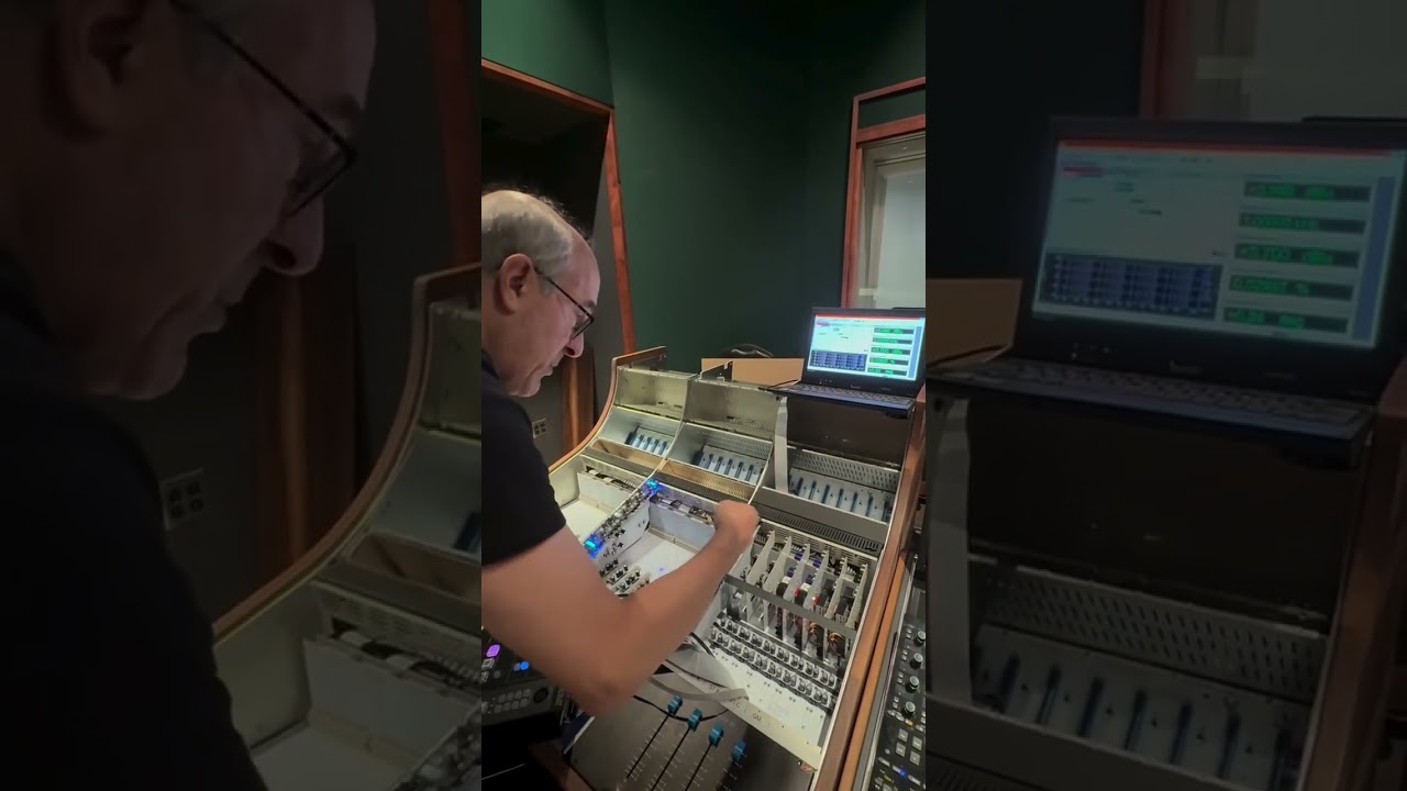 Inside A Wolff Audio Console ST at the Los Angeles College of Music 🎛️