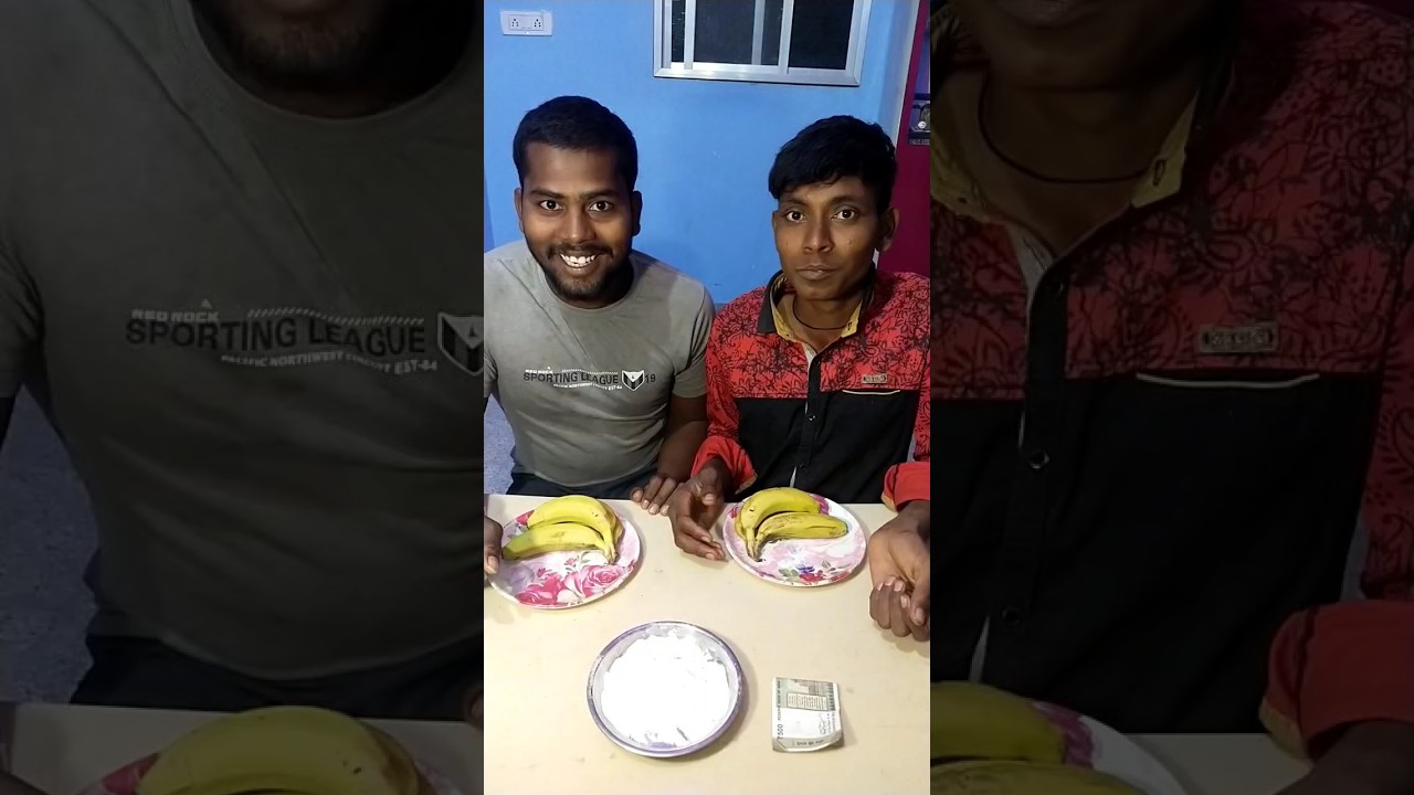 Brothers Kela🍌 Challenge🤤 || Home 🍌 eating game #funny #challenge #entertainment #home #crazy