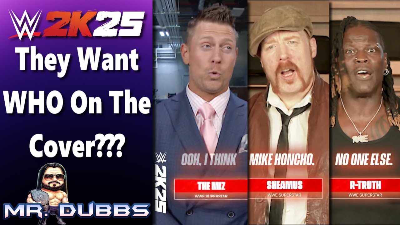 WWE2K25 Cover Star As Voted By WWE Superstars
