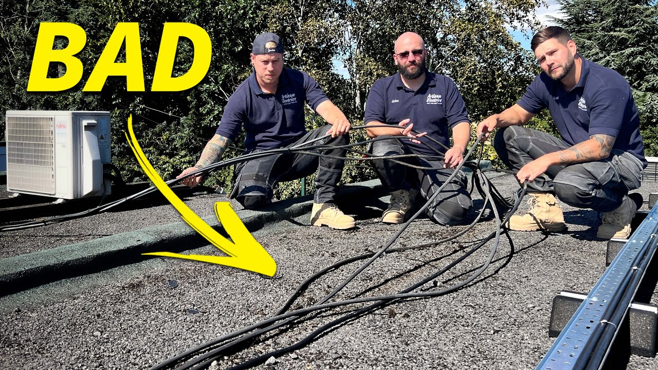 Plumber BODGED Up ELECTRICS So We Had To Do This... 👀
