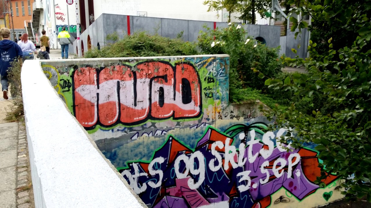 Danish slums in Kolding, Denmark, behind the polished surface