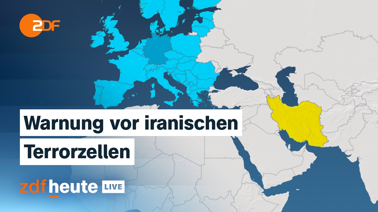 Iranische Terroraktionen in Deutschland? Experten gehen von einer erhöhten Gefahr aus. ZDFheute live
