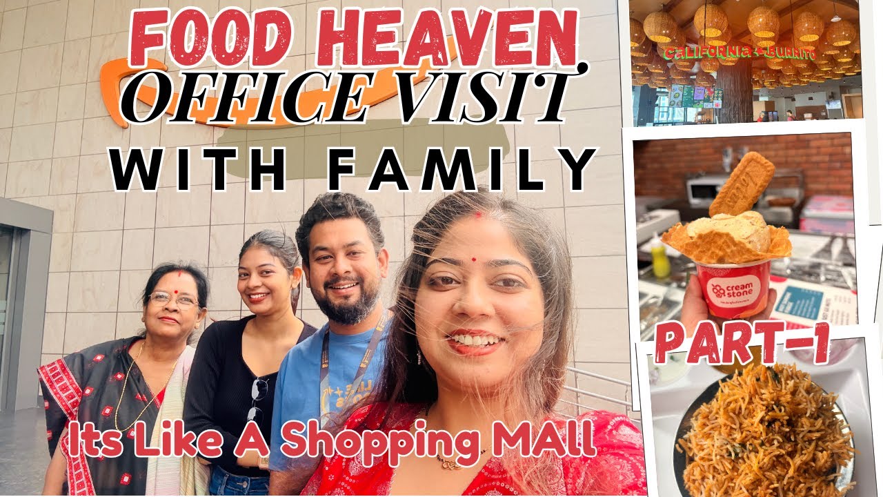 I Took My Family to Amazon's LARGEST Campus in Hyderabad! 😍 (Unlimited Food & Fun)