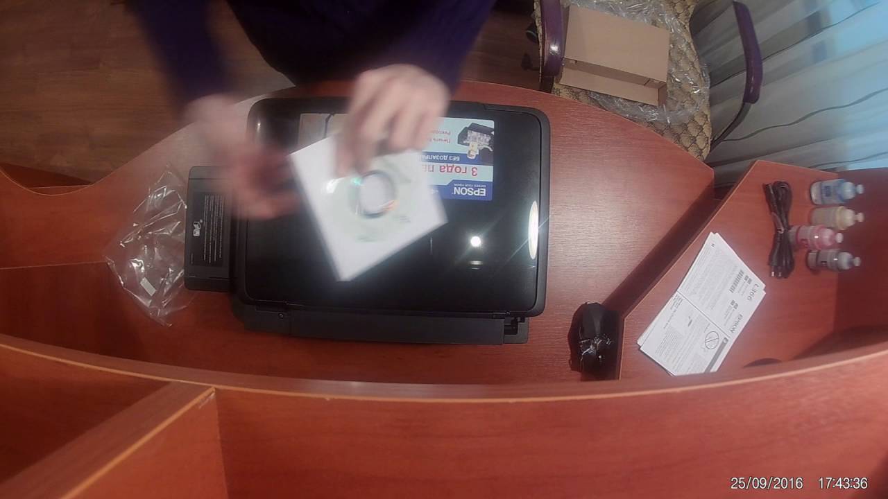 Распаковка и небольшой обзор МФУ Epson L366 WI-FI